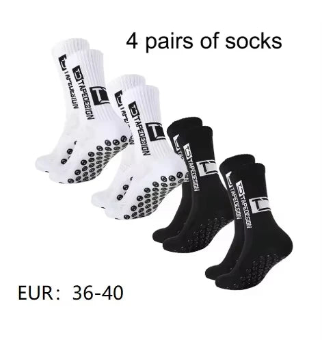 Football Non-Slip Grip Socks – Mid-Tube Training & Match Socks
