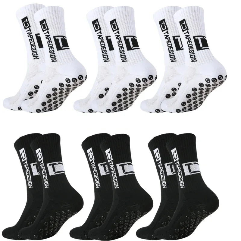Football Non-Slip Grip Socks – Mid-Tube Training & Match Socks