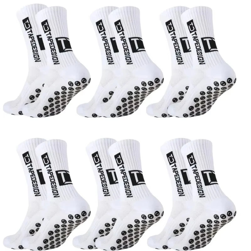 Football Non-Slip Grip Socks – Mid-Tube Training & Match Socks